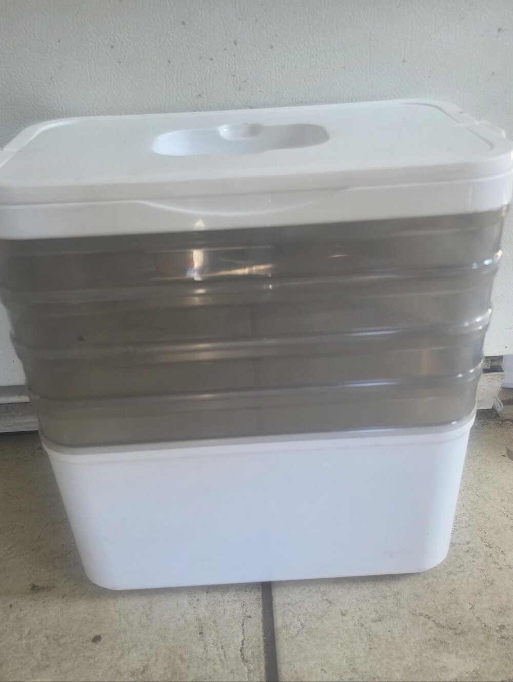 Make-up Tote Box Witg Stackable Trays